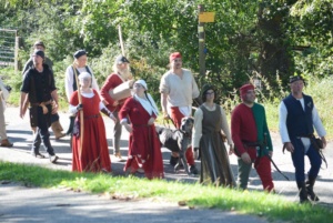 La déambulation fête médiévale