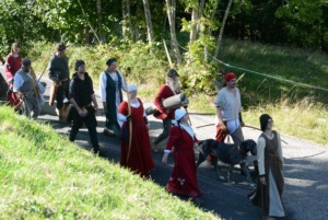 La déambulation fête médiévale