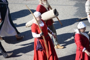 La déambulation fête médiévale