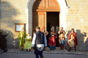 La remise des clés fête médiévale