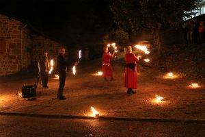 Les feux fête médiévale