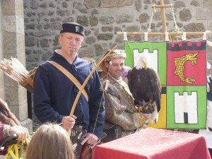 Archers et aigles fête médiévale