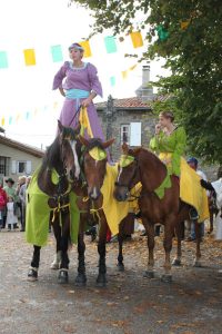 Cavalières fête médiévale