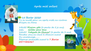 Cinéma enfants le 15 février 2020