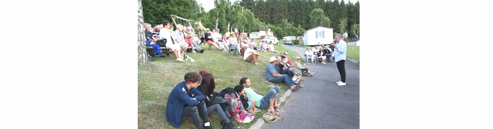 Concert Bernard Bruel camping Leignec