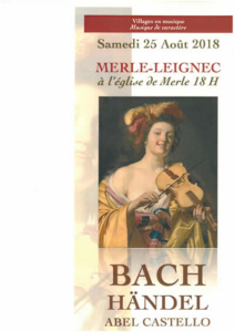 Concert classique à Merle 25 08 2018