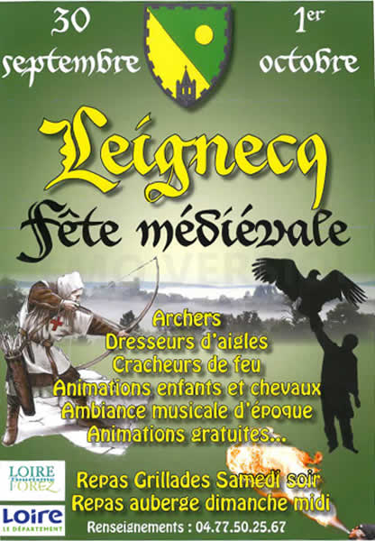 Fête Médiévale de Merle Leignec les 30 septembre et 1er octobre 2017