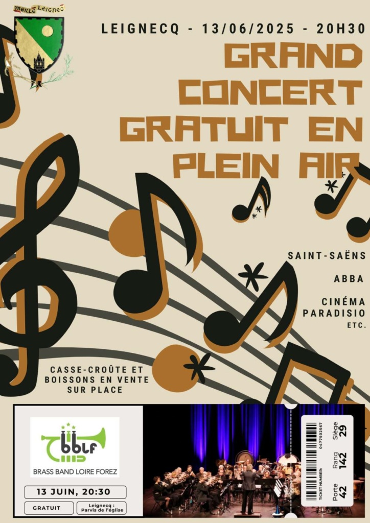 Concert BBLF Leignec 13/06/2025