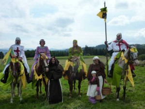Les cavaliers fête médiévale