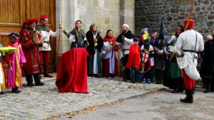 Remise des clés fête médiévale