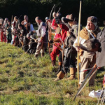 Tir l'arc longue distance fête médiévale Leignec 2019