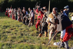 Tir l'arc longue distance fête médiévale Leignec 2019