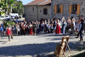 Tir du roi fête médiévale Leignec 2019